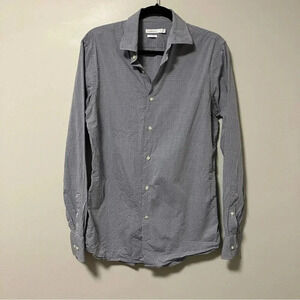 J. Linderberg blue button down shirt